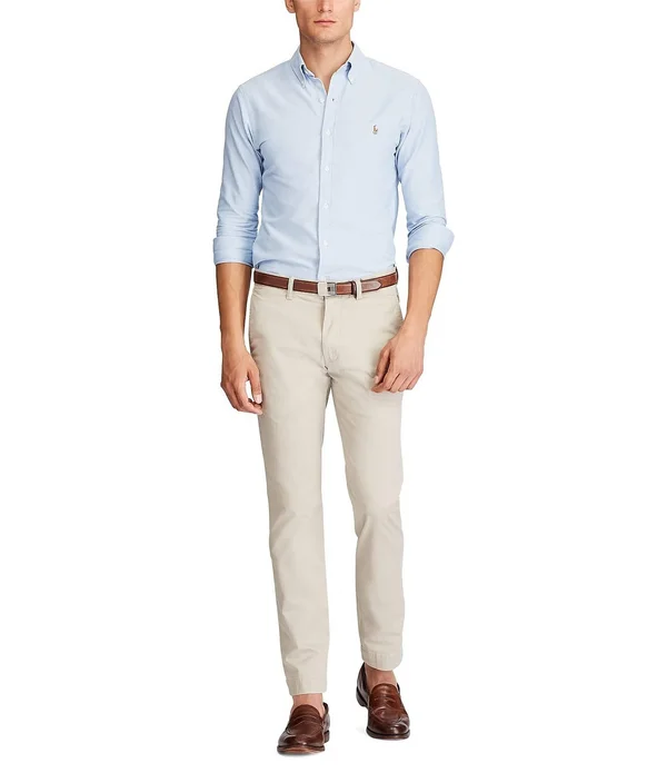 Polo Ralph Lauren Men's Slim-Fit Stretch Chino Pants - Khaki Tan