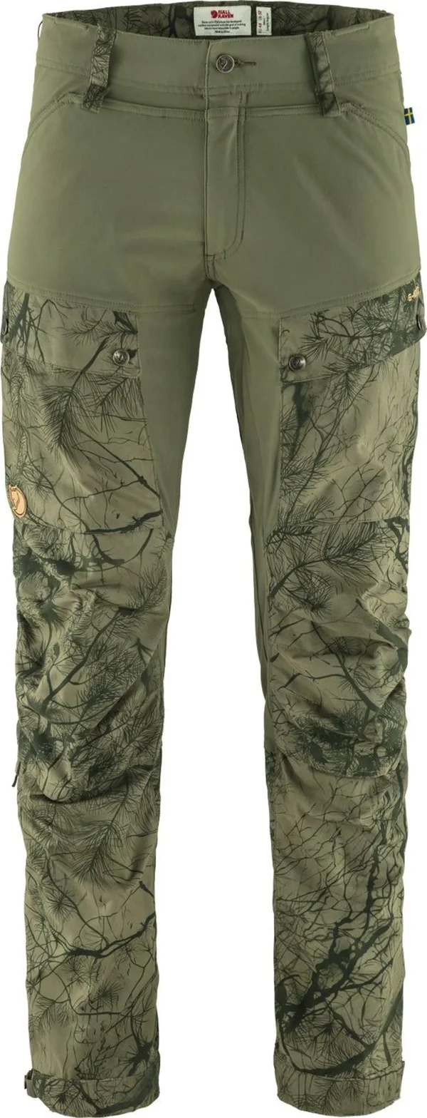 Fjallraven Men's Keb Trousers Long - Green Camo-laurel Green - 48