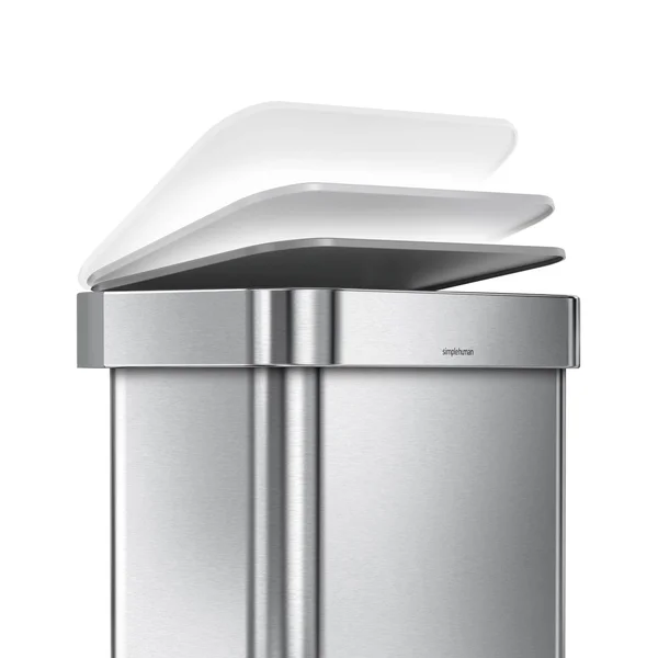 Simplehuman Trash Can - Rectangular Step Can, 45 Liter