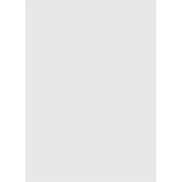 Ekena Millwork GVPVE14X4002SN 14x22W x 40x22H Vertical Surface Mount PVC Gable Vent: Non-Functional, w/ 2x22W x 1-1/2x22H Brickm