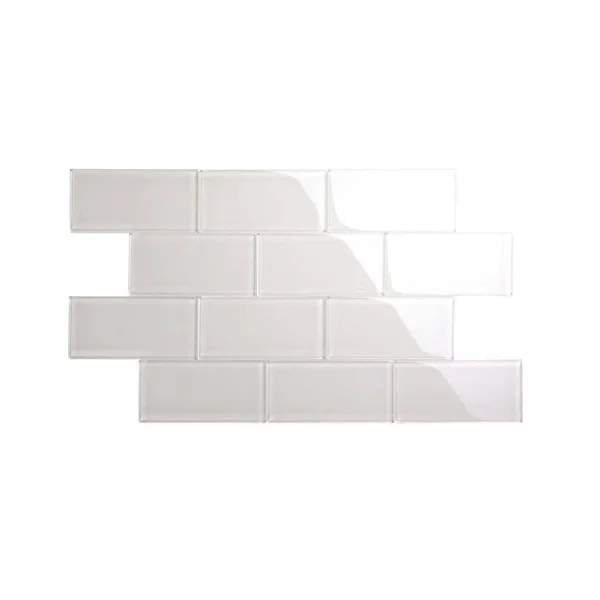 Giorbello Alabaster 3x6 Glass Subway Tile - Case of 5 Sq. ft.