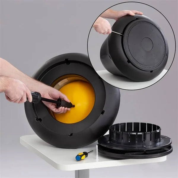 Safco Runtz Swivel Ball Chair - Green