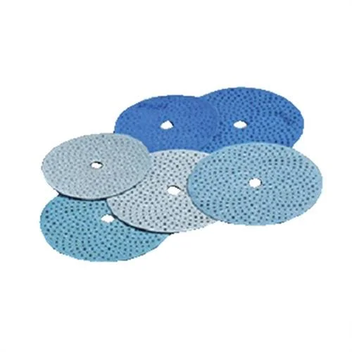 Norton 7786, 6-Piece Cyclonic Dry Ice 600 Grit 6x22 Multi-Air Discs Pack in Blue, CPO Outlets
