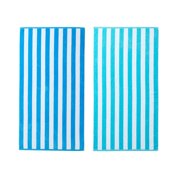 Tommy Bahama Delmare 2-Piece Mulit-Blue Cotton 36 in. x 68 in. Beach Towel Set