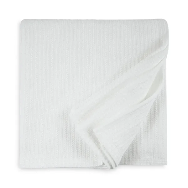 Sferra Grant Blanket, Full/Queen - White