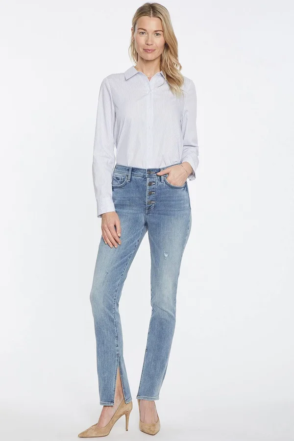 Nydj Women's Alina Skinny Jeans in Shoreline - Regular, Size: 8