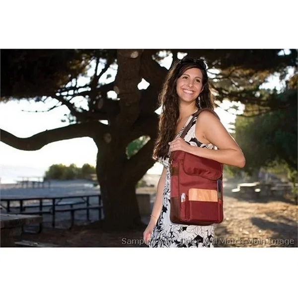 Picnic Time Oklahoma Sooners Duet Wine & cheese Tote - Black