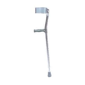 Adult Steel Forearm Crutches - 300lb Weight Capacity, Fits Patients 5&0x22 - 6&2x22
