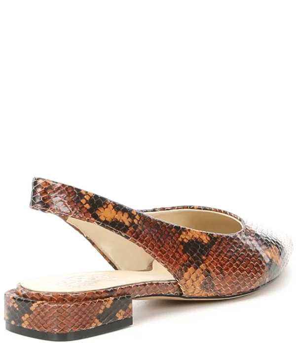 Vince Camuto Chachen Flat - Women's - Brown Snake Print - Size 6.5