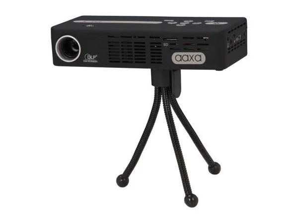 AAXA P4-X Pico - Pocket DLP Projector with Speaker - 95 lumens - Soft Black