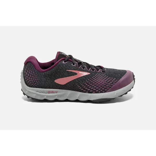 Brooks PureGrit 7 9 - Black/Purple/Grey (Women's)
