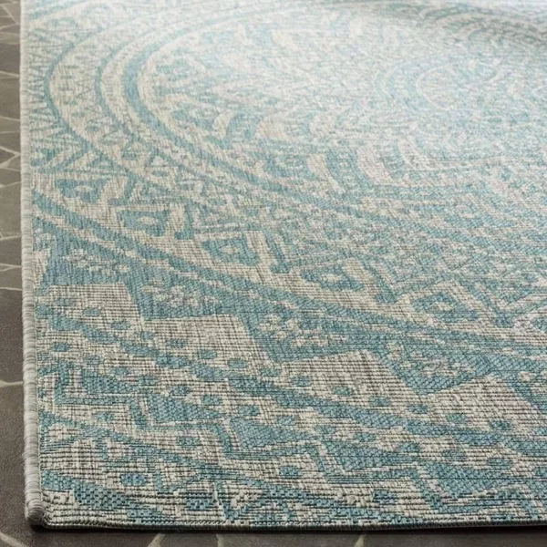 Safavieh Courtyard Collection CY8734-37112 Indoor/Outdoor Area Rug, 6& 7x22 x 9& 6