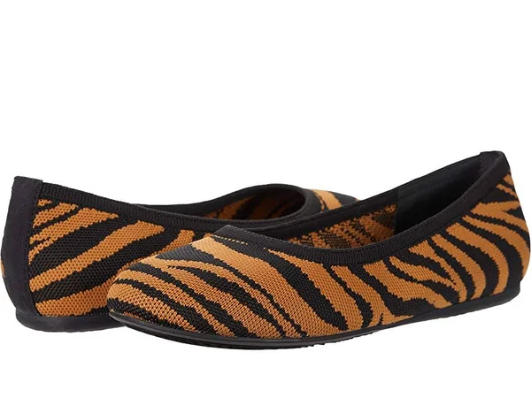 Women's SoftWalk Sonora Knit Ballet Flat - Size: 11, Black