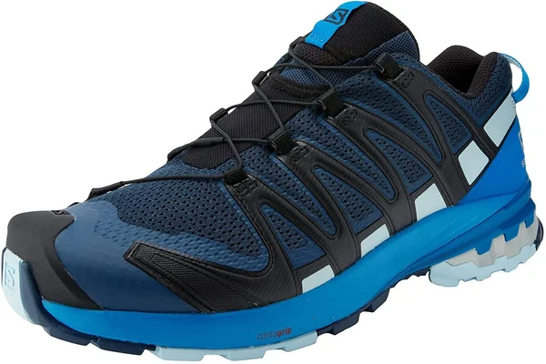 Salomon Men's XA Pro 3D V8 Shoe - 11.5 - Sargasso SEA/IMPERIAL Blue/Angel Falls