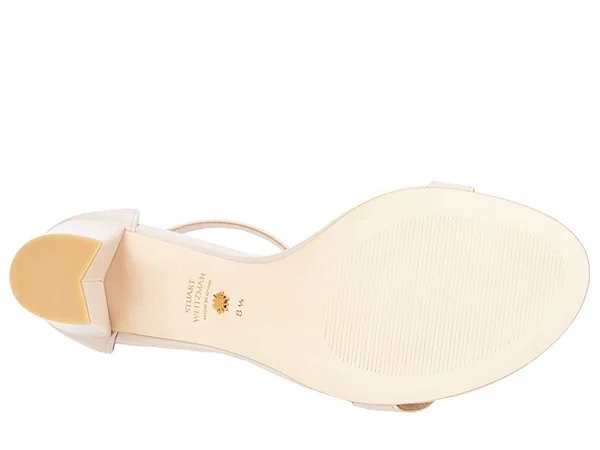Stuart Weitzman - The Nearlynude Sandal, 8.5 US, Dolce Leather