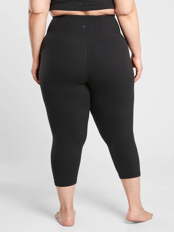 Athleta Women's Elation Capri Black Tall Size Xs
