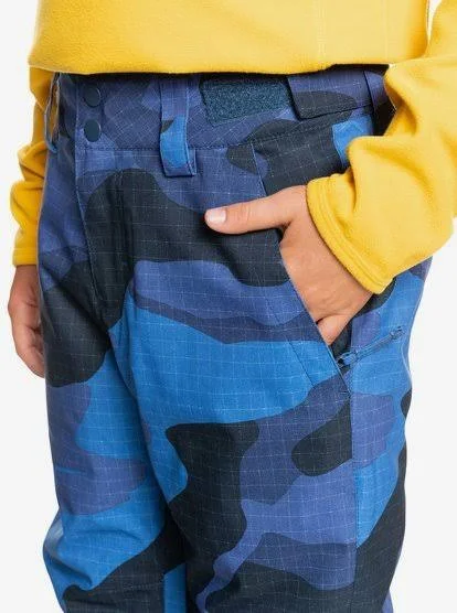 Quiksilver Boy's 8-16 Estate Insulated Snow Pants Blue Size XS/8