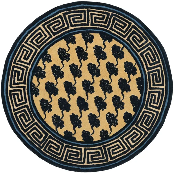 Safavieh Newport NPT428A 3&9x22 x 5&9x22 Beige, Blue Area Rug