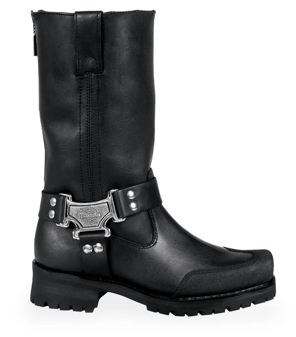 MMCC Drag Harness Motorcycle Boots Size 10.5 Black