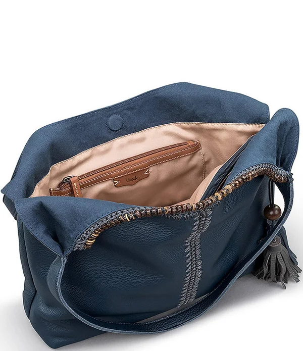 The Sak Huntley Hobo Bag, Indigo Crochet Leather