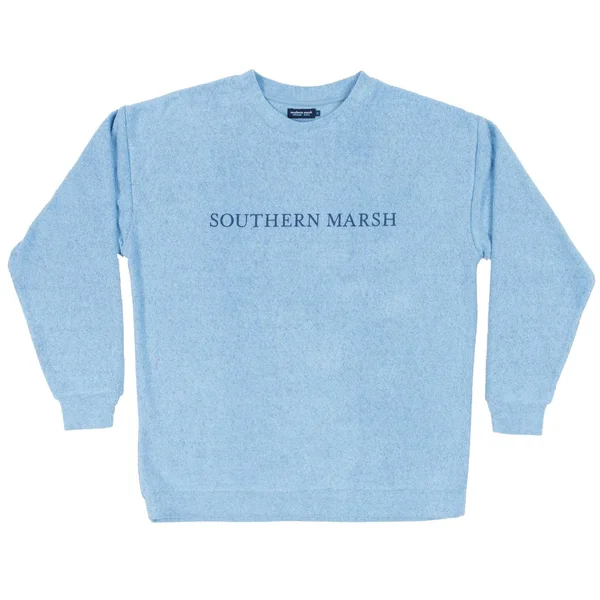 Southern Marsh Sunday Morning Sweater, French Blue, Large