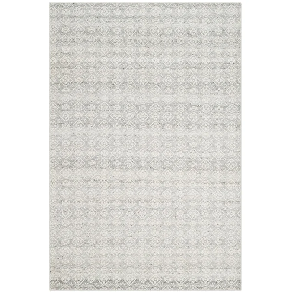 Kilim Rug Ivory Charcoal 5&x8& Safavieh