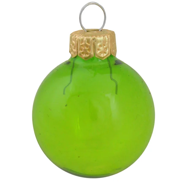 Clear Green Glass Ball Christmas Ornament 7 inch (180mm)
