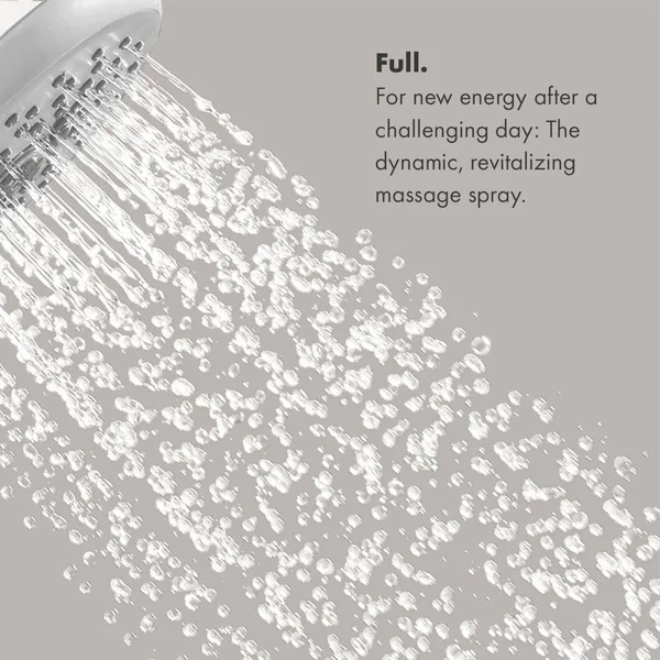 Hansgrohe 04752000 Croma 100 E 3-Jet Handshower - Chrome