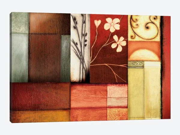 Fernando Leal Canvas Wall Decor Prints - Solace I ( Floral & Botanical art)