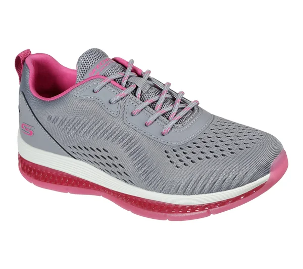 Skechers Women's Bobs Sport Gamma - Cool Chilin& Sneakers, Gray, 7.0