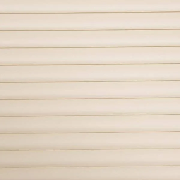 Home Basics Ivory Cordless 1 in. Room Darkening Vinyl Mini Blind with White Backside 30-3/4 in. W x 64 in. L