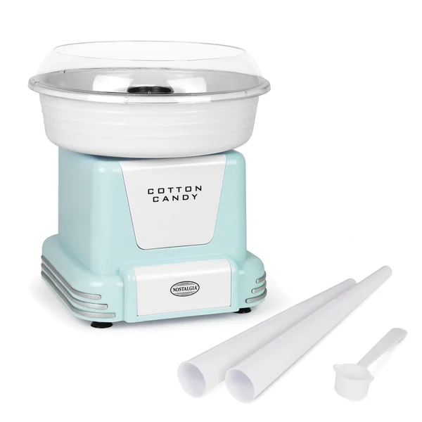 Nostalgia Pcm805aq Hard & Sugar-Free Candy Cotton Candy Maker - Blue