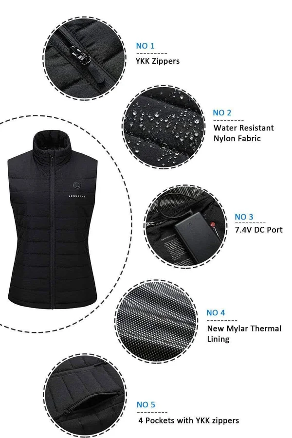 Women's Heated Vest 7.4V XL - Beige