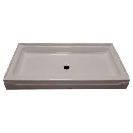 American Acrylic SP4236-BI 42x22 x 36x22 Single Threshold Shower Base Finish: Biscuit, Drain Location: Center