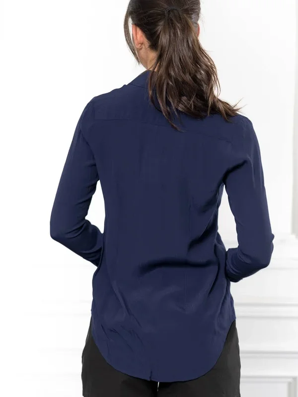 The Shirt by Rochelle Behrens The Signature Shirt Navy, Xs