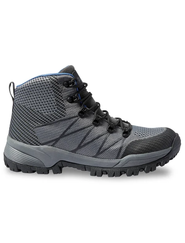 Propet Men's Traverse Waterproof Hiking Boot - Size: 9.5, Grey/Black