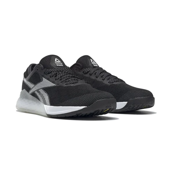 Reebok Nano 9 Black/White/Silver, Women's, Size: 11