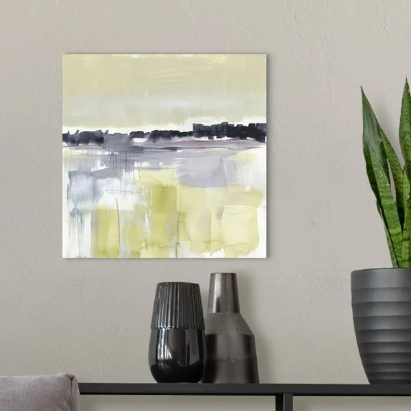 Violet and Olive Field I, Canvas Wall Art, 16x16, Great Big Canvas