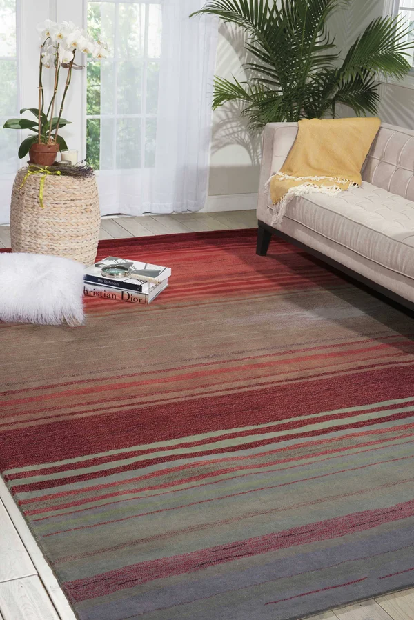 Nourison Contour CON15 7&3x22 x 9&3x22 Forest Area Rug