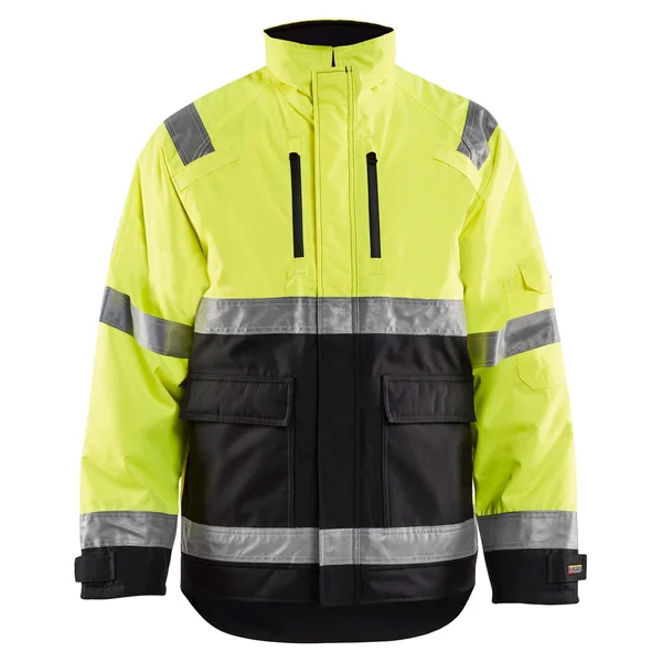 Blaklader Hi-Vis Winter Jacket Xxlt Yellow, Black