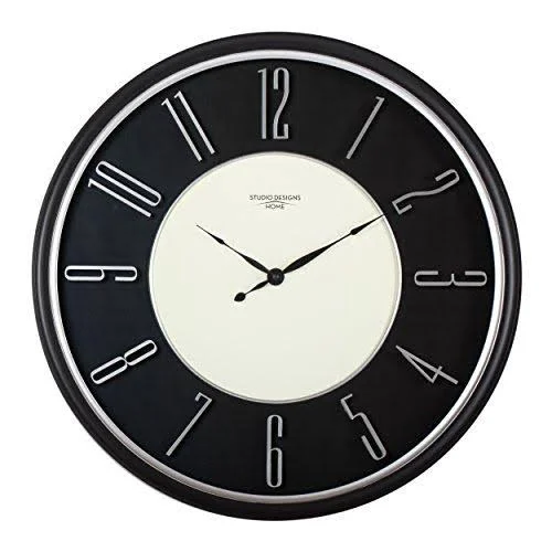 Studio Designs Home 29x22 Traditional Chateau Wall Clock Dark Brown