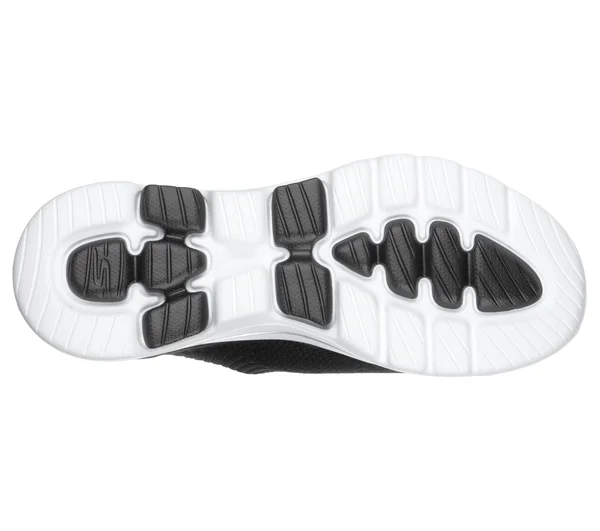 Skechers Women's GOwalk 5 Trendy Slip on Sneaker, Black/White