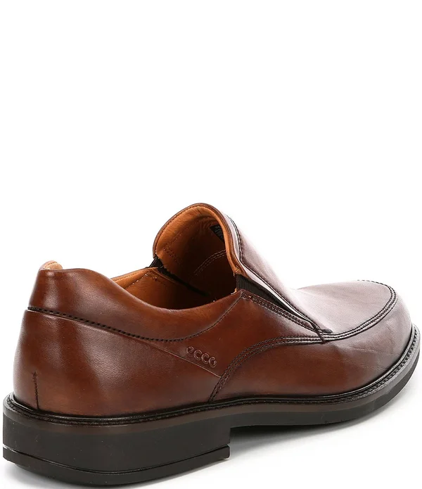 Ecco Men's Holton Apron Toe Slip on Amber, 39