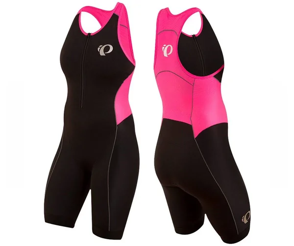 Pearl Izumi Women's Elite Pursuit Tri Suit - Black, Pink - Small