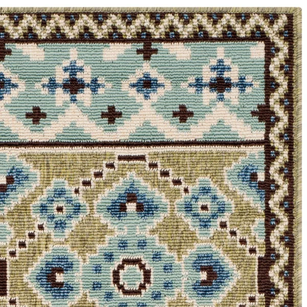 Safavieh Veranda 093 Red - Chocolate 9& x 12& Indoor/Outdoor Rug