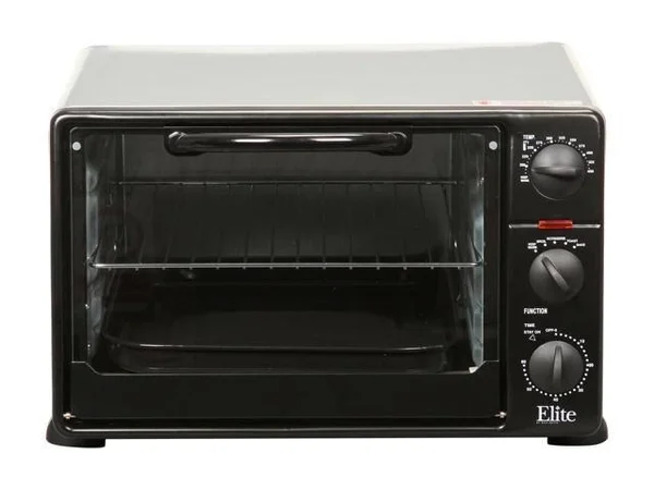 Elite Cuisine 23-Liter Toaster Oven with Rotisserie
