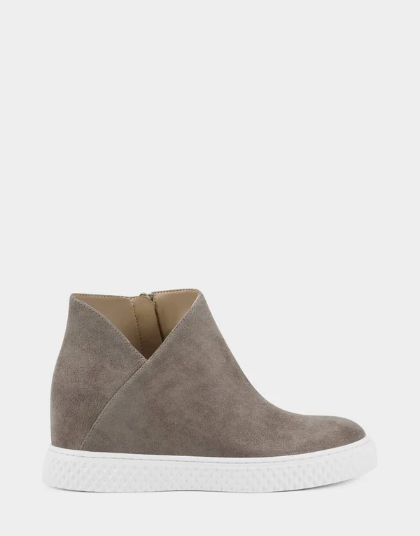 Women's Aerosoles Zirah Wedge Bootie - Taupe - Size 8