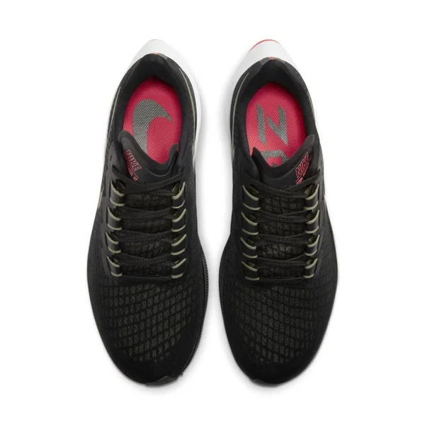 Nike Air Zoom Pegasus 37 Black/Olive Men's Running Shoes, Size: 7.5