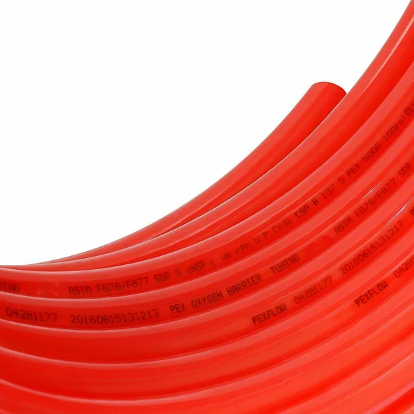 Pexflow PFR-R1500 Oxygen Barrier PEX Tubing - 1 inch x 500 Feet, Red