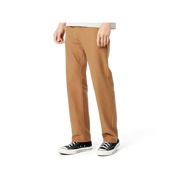 Men's Dockers Straight-Fit Smart 360 Knit Comfort Knit Jean-Cut Pants - Size: 33X32, Brown